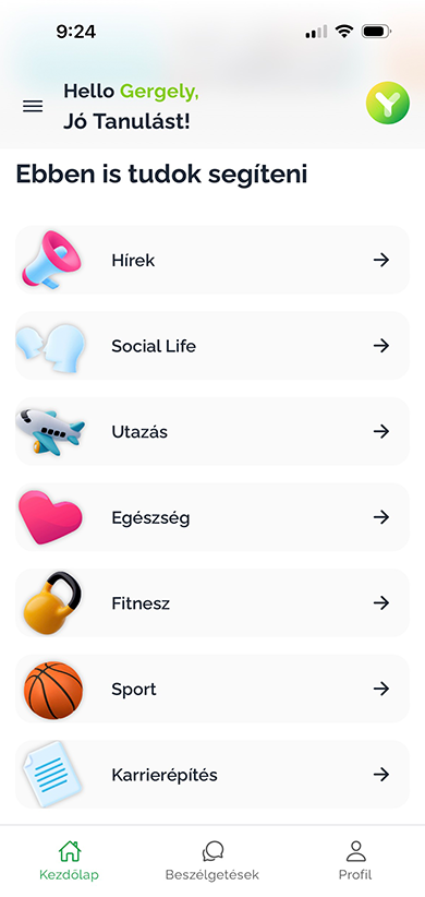A te személyes asszisztensed